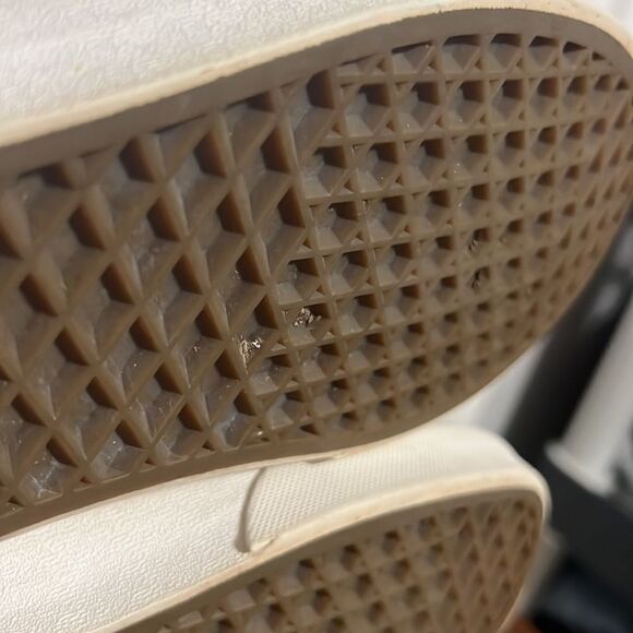 🔥🔥 Pink Leather VANS OLD SKOOL Sneakers - Women Sz 8.5 - Very Good Condition - Picture 10 of 13